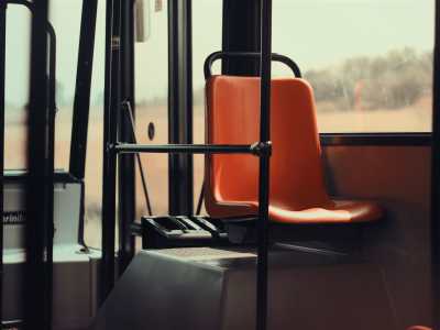 Sitz im Bus
