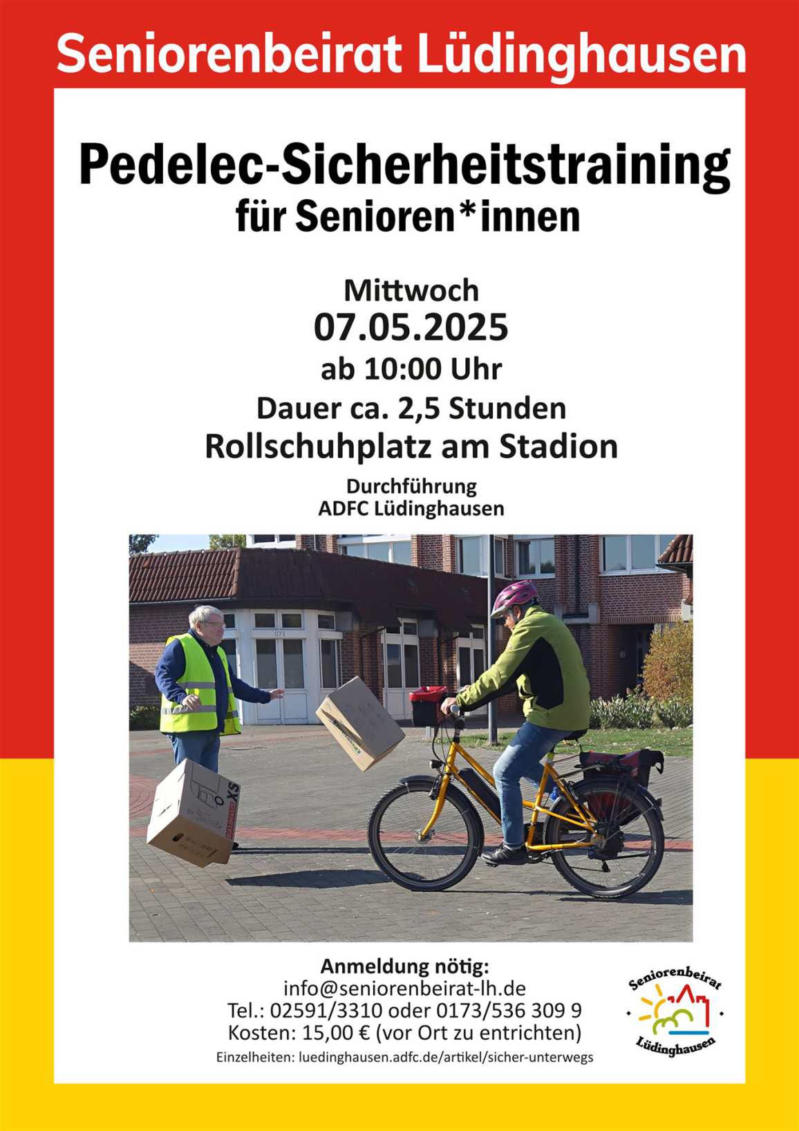 Pedelectraining 2025 Ankündigung