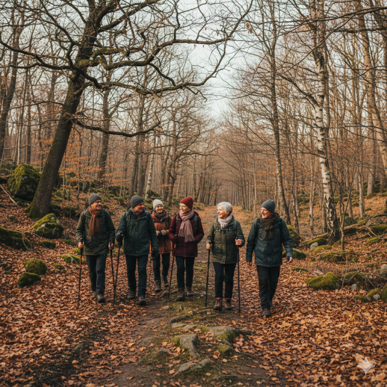Senioren im Wald